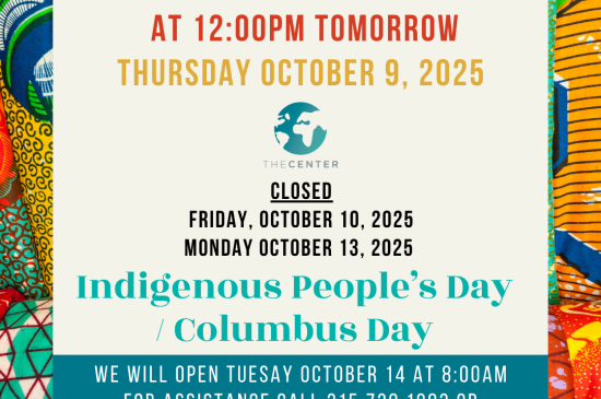 2025 The Center Indigenous peoplescolumbus day