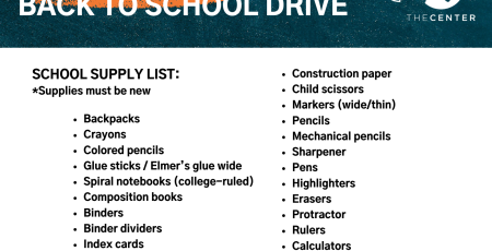 Back to School Drive 2023