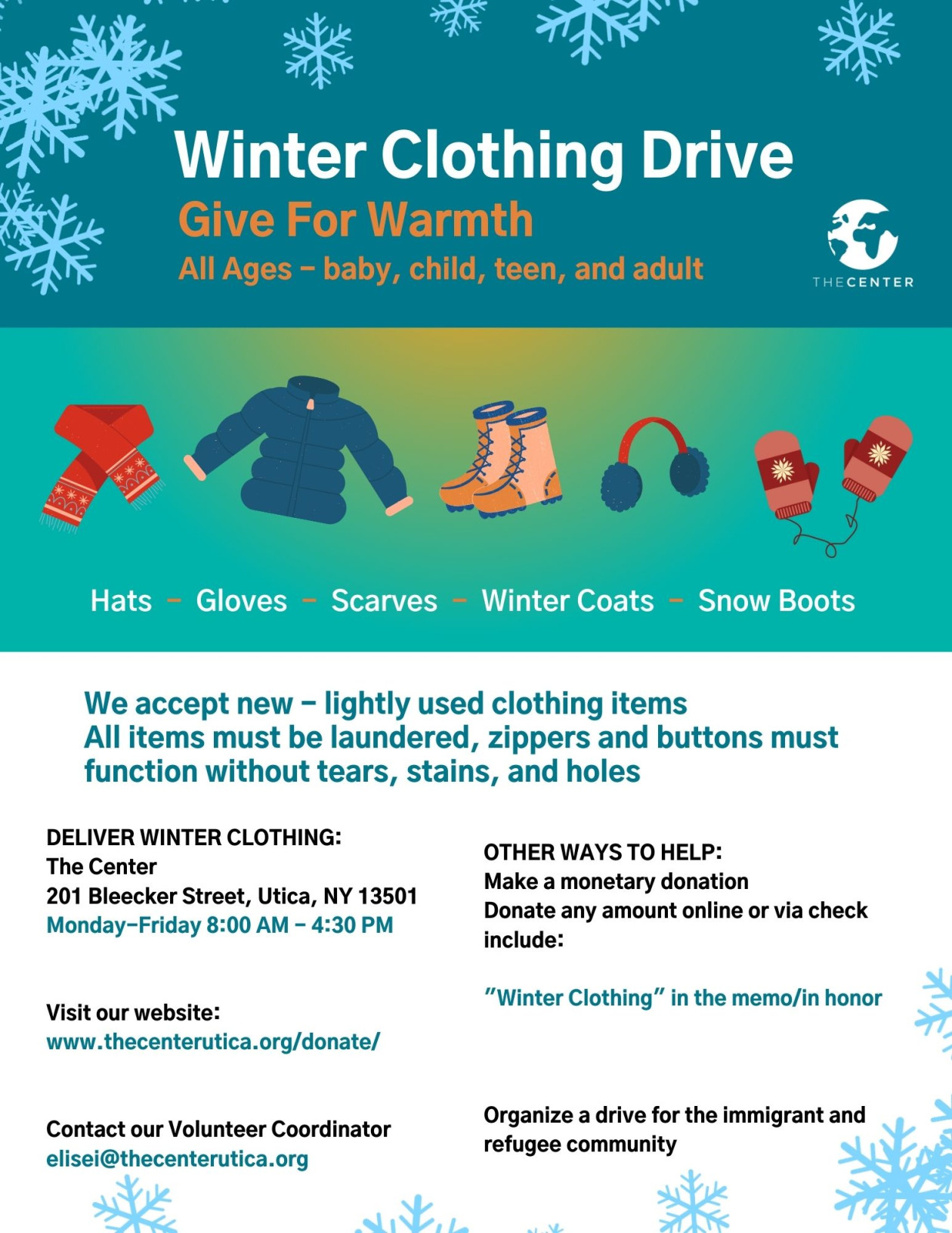 Winter Clothing Drive 2023 2
