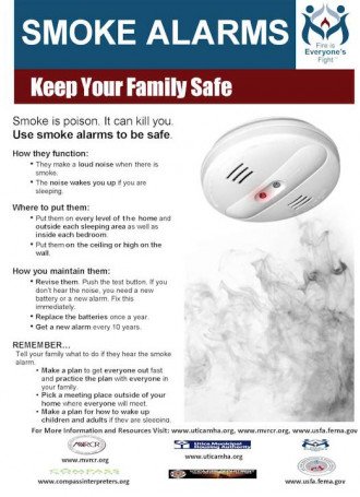 Smoke Alarm Pamphlet