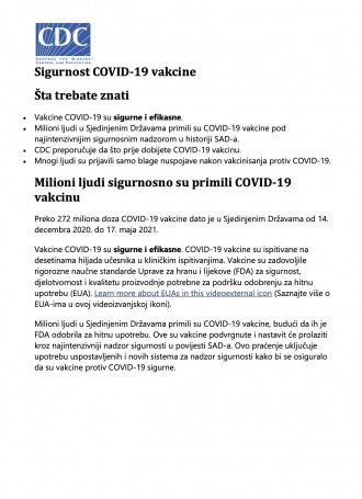Bosnian Safety of COVID19 Vaccines v2