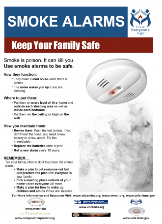 Smoke Alarm Pamphlet