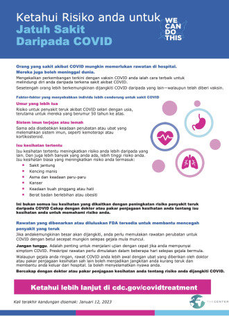 Malay TTT Poster Know your risk for getting very sick from COVIDV3 NHMA