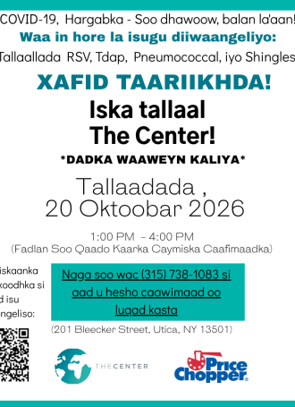 Somali 10 20 2026 Adult Vaccine Clinic