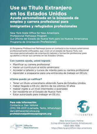 Spanish Program Flyer ONA PPP