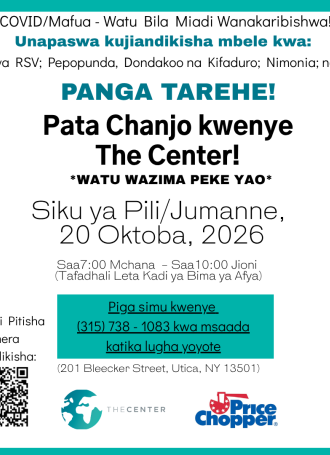 Swahili 10 20 2026 Adult Vaccine Clinic