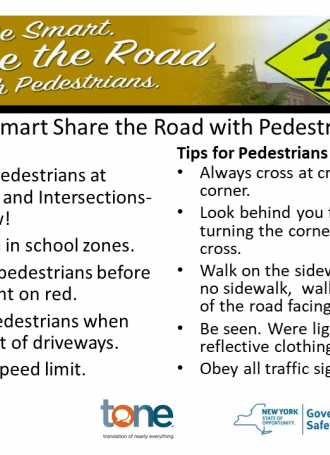 TS. English.Pedestrian Safety Flyer 2020 Rev. 20.5