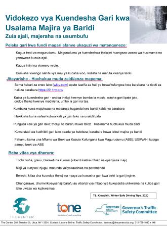 TS.Kiswahili.Winter Safe Driving Tips.2020