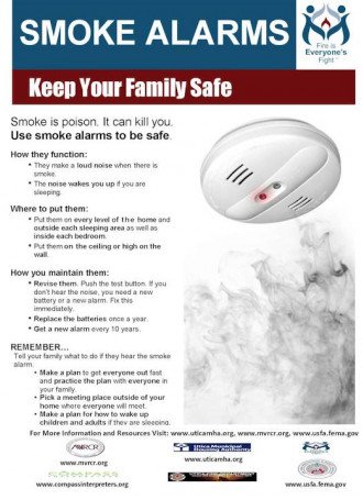 Smoke Alarm Pamphlet