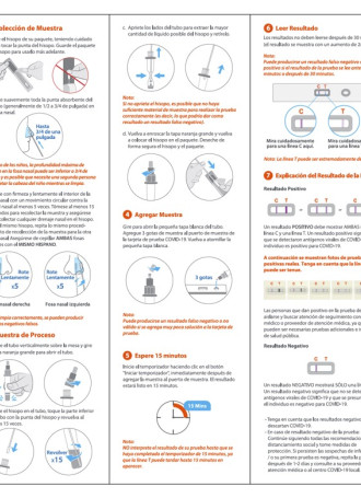 iHealth COVID Test Kit Instructions Spanish