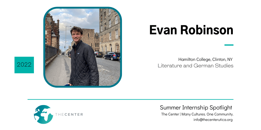 Evan Robinson, Intern, The Center, Hamilton College