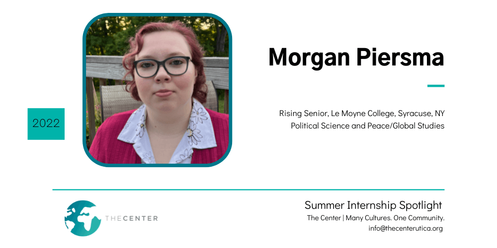 Morgan Piersma, Intern, The Center, Le Moyne College 