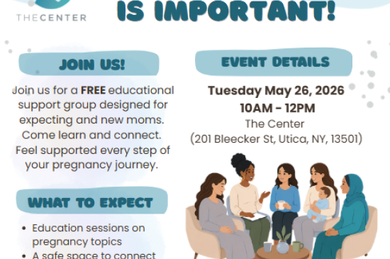 maternal health flyer English