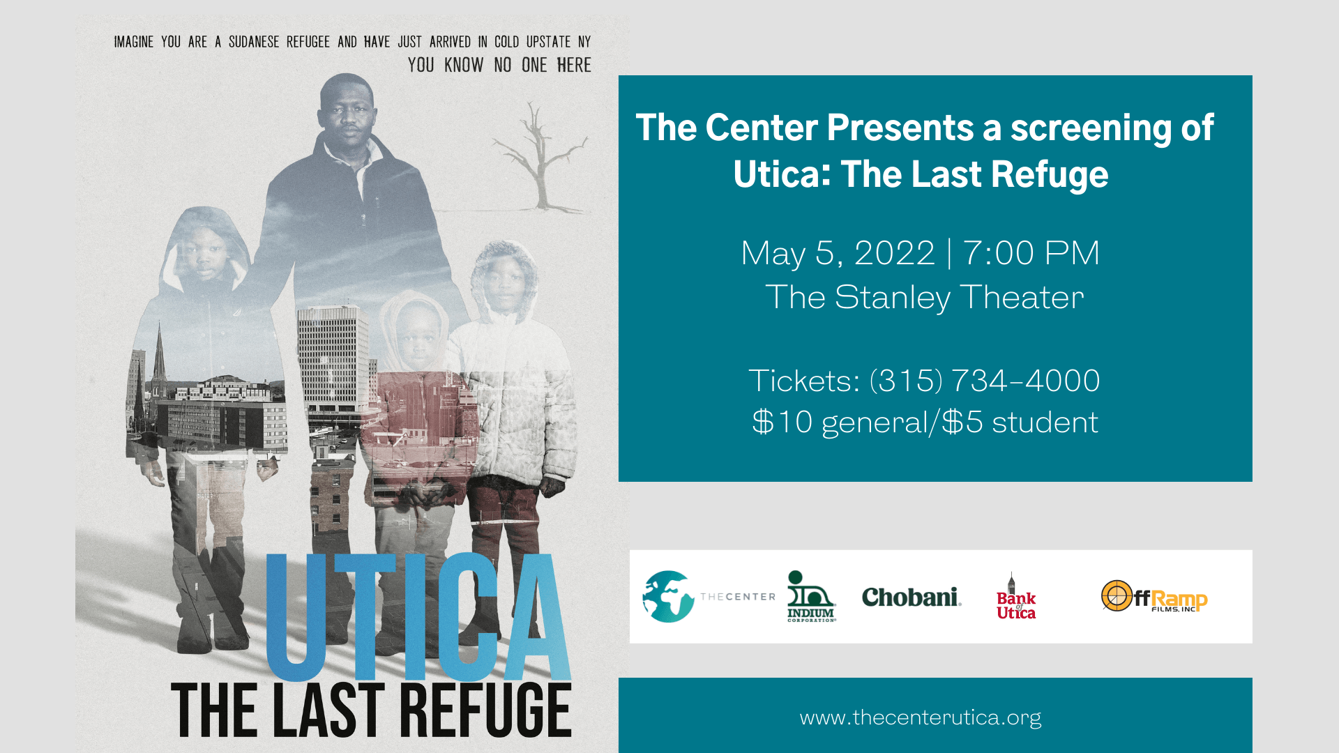 Ukraine Fundraiser & Film Screening Utica The Last Refuge The Center