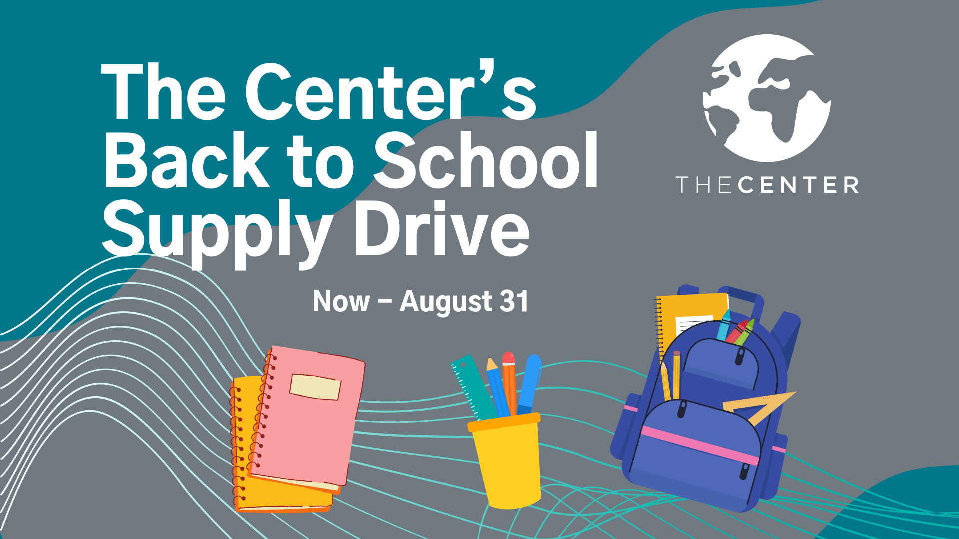 The Center Utica Community School Supply Drive Now August 31, 2022