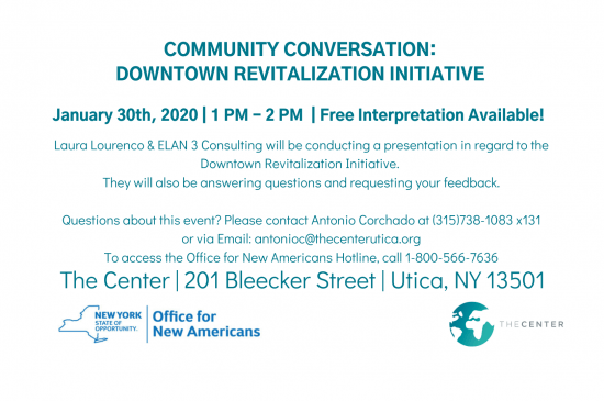 Community Conversation  DOWNTOWN REVITALIZATION INITIATIVE 1