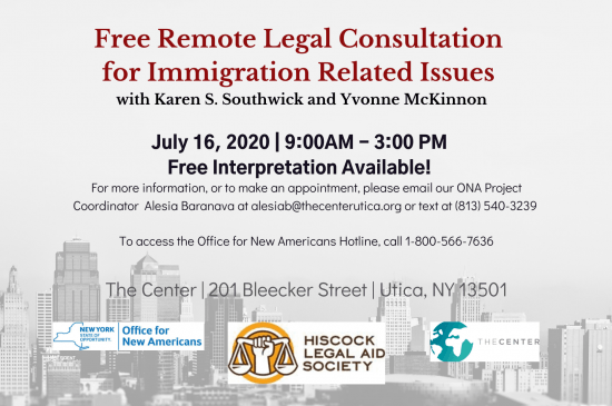 Legal Consultation July 16th